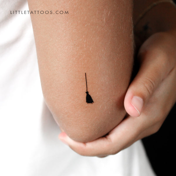 Broomstick Temporary Tattoo - Set of 3