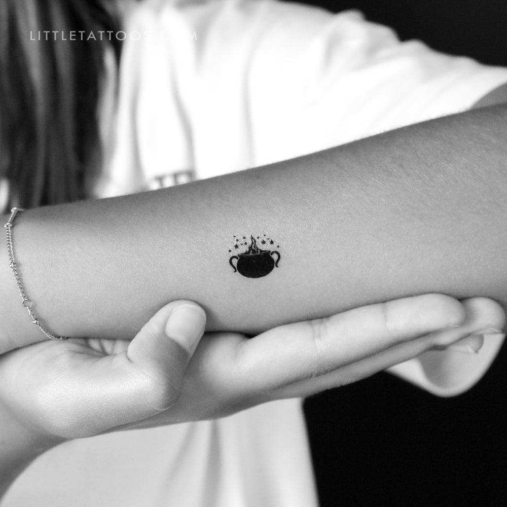 Tatuaje temporal de caldero - Juego de 3