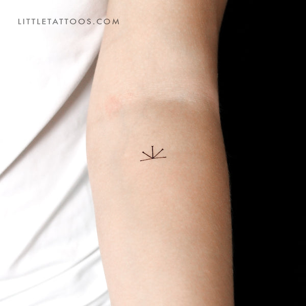 Imbolc Symbol Temporary Tattoo - Set of 3