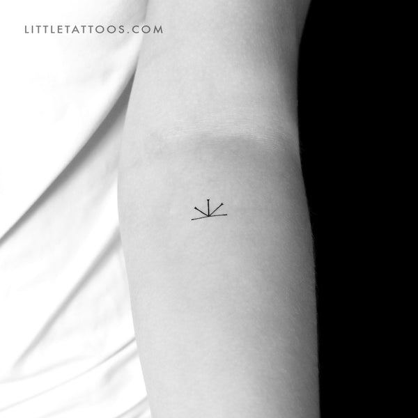 Imbolc Symbol Temporary Tattoo - Set of 3