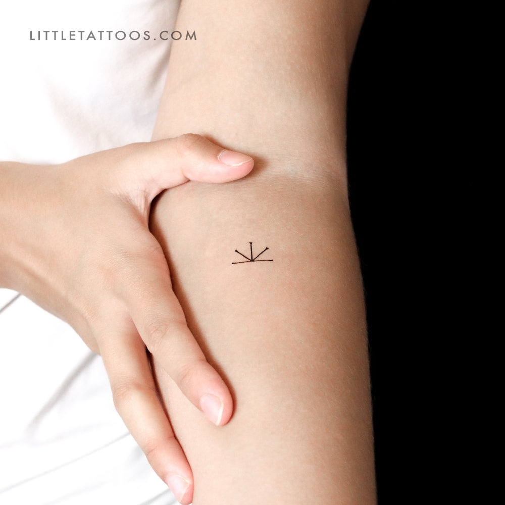 Imbolc Symbol Temporary Tattoo - Set of 3