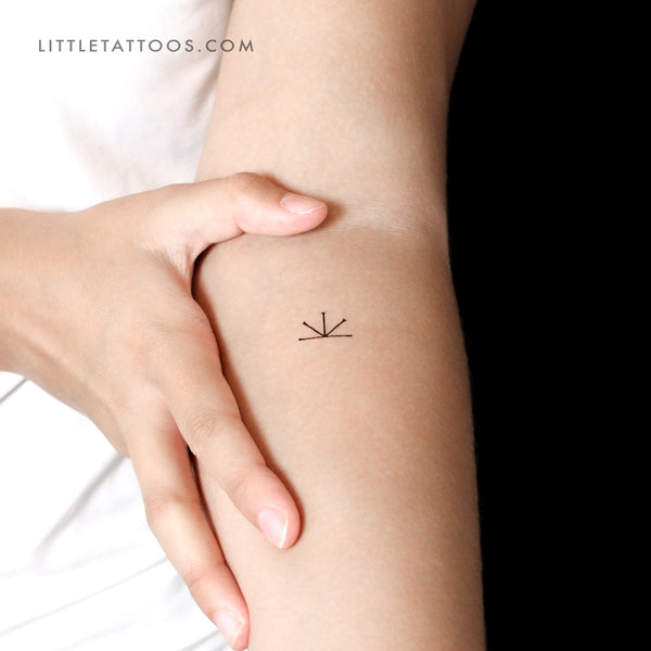 Imbolc Symbol Temporary Tattoo - Set of 3