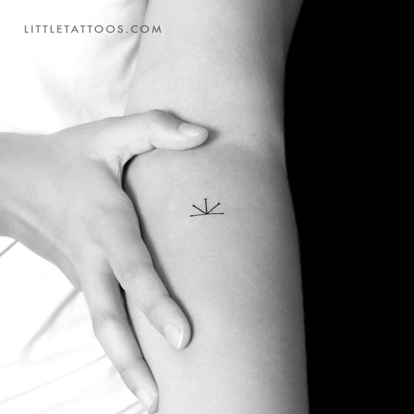 Imbolc Symbol Temporary Tattoo - Set of 3