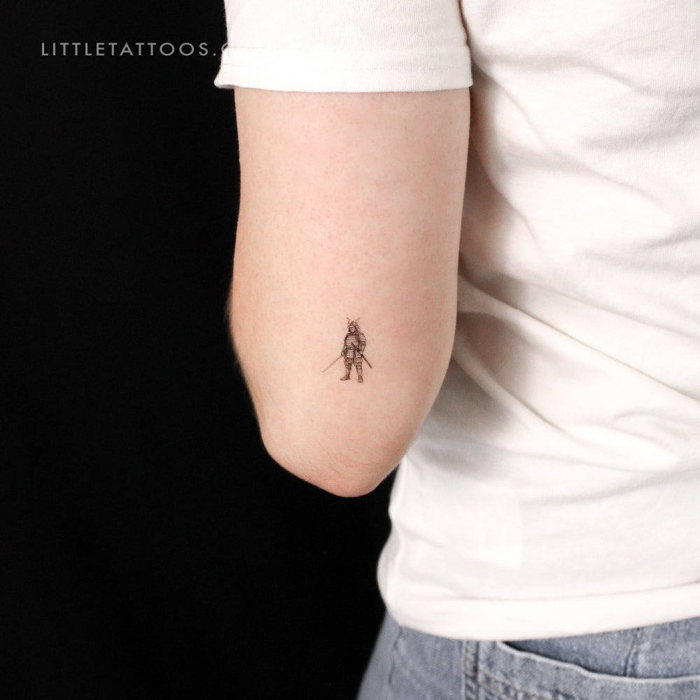 Samurai Temporary Tattoo - Set of 3