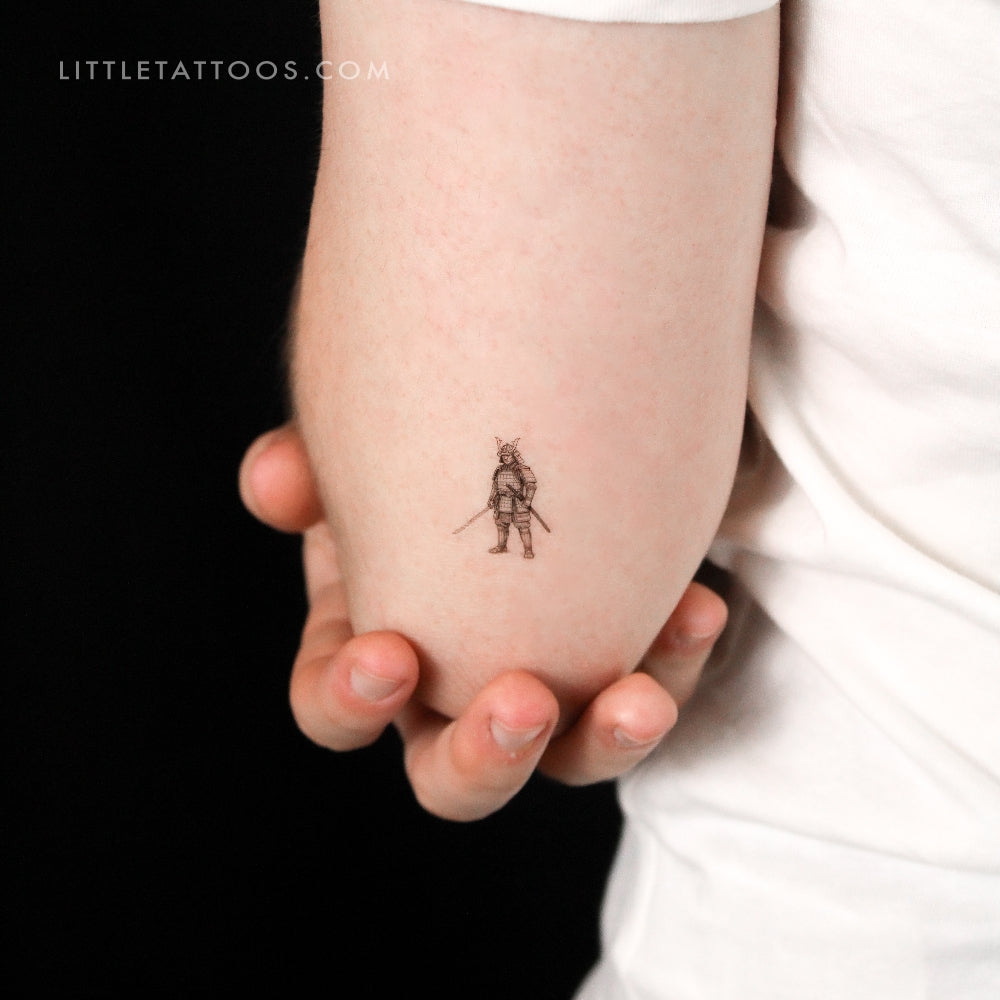 Samurai Temporary Tattoo - Set of 3