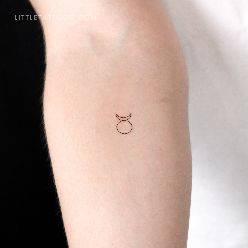 Horned God Temporary Tattoo - Set of 3