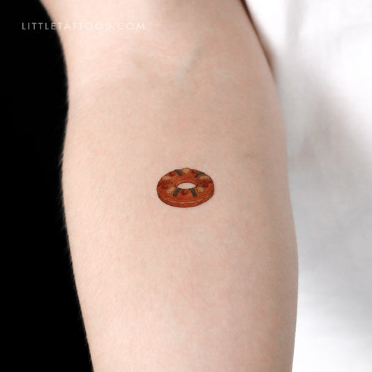 Tatuaje temporal de Roscón de Reyes - Juego de 3
