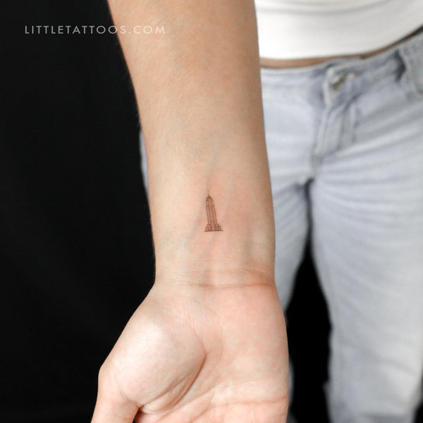 Empire State Building Temporary Tattoo - Set of 3