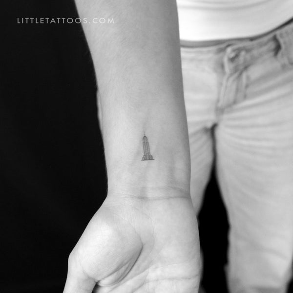 Empire State Building Temporary Tattoo - Set of 3