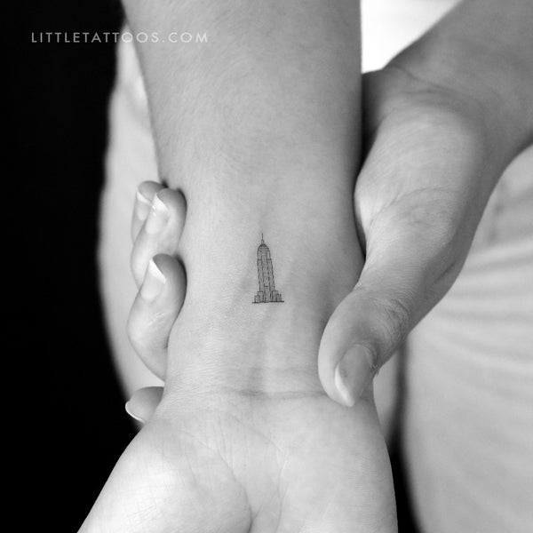 Empire State Building Temporary Tattoo - Set of 3