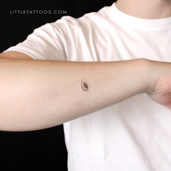 Little Papaya Temporary Tattoo - Set of 3