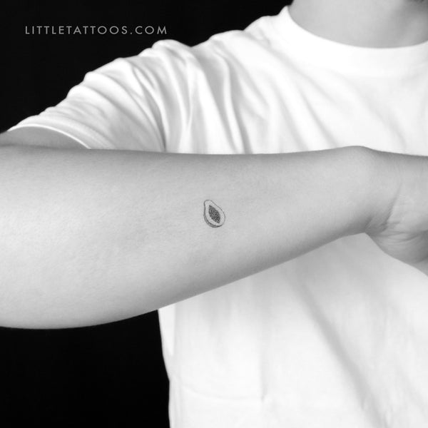 Little Papaya Temporary Tattoo - Set of 3