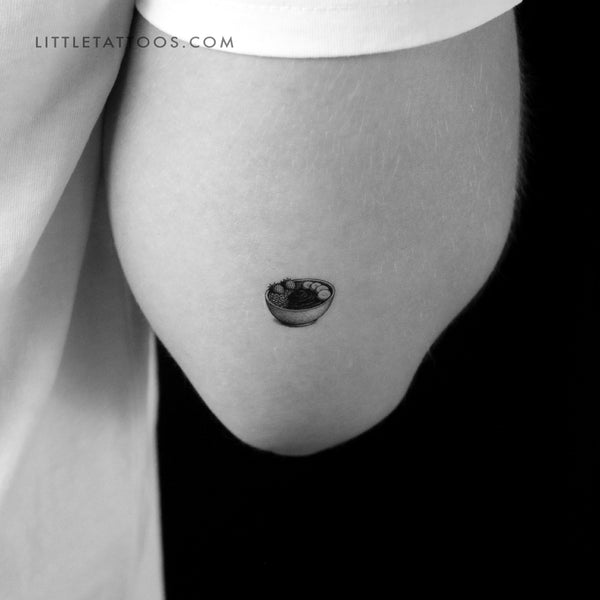 Açaí Na Tigela Temporary Tattoo - Set of 3