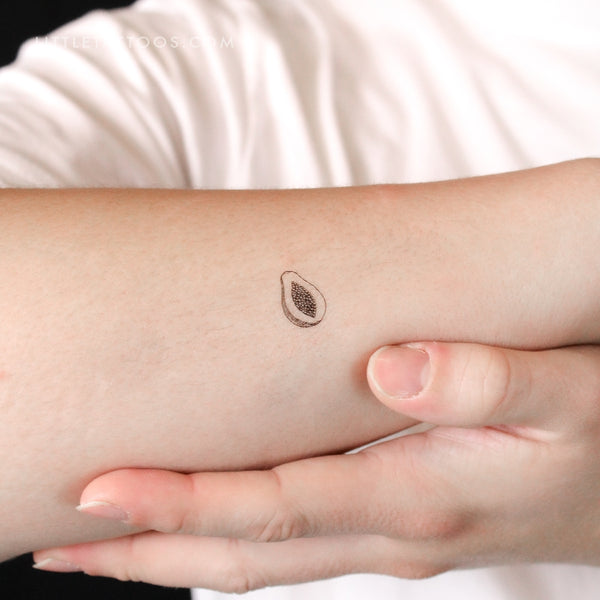 Little Papaya Temporary Tattoo - Set of 3