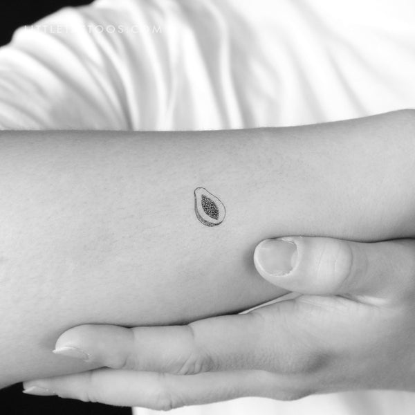 Little Papaya Temporary Tattoo - Set of 3