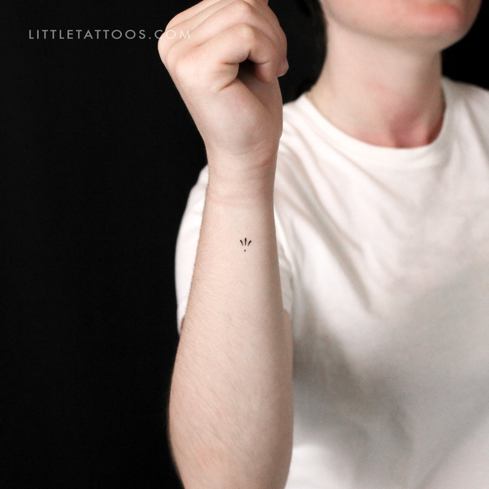 Tiny Ornament Temporary Tattoo By Marina Molist - Set of 3