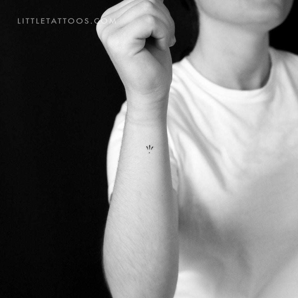 Tiny Ornament Temporary Tattoo By Marina Molist - Set of 3