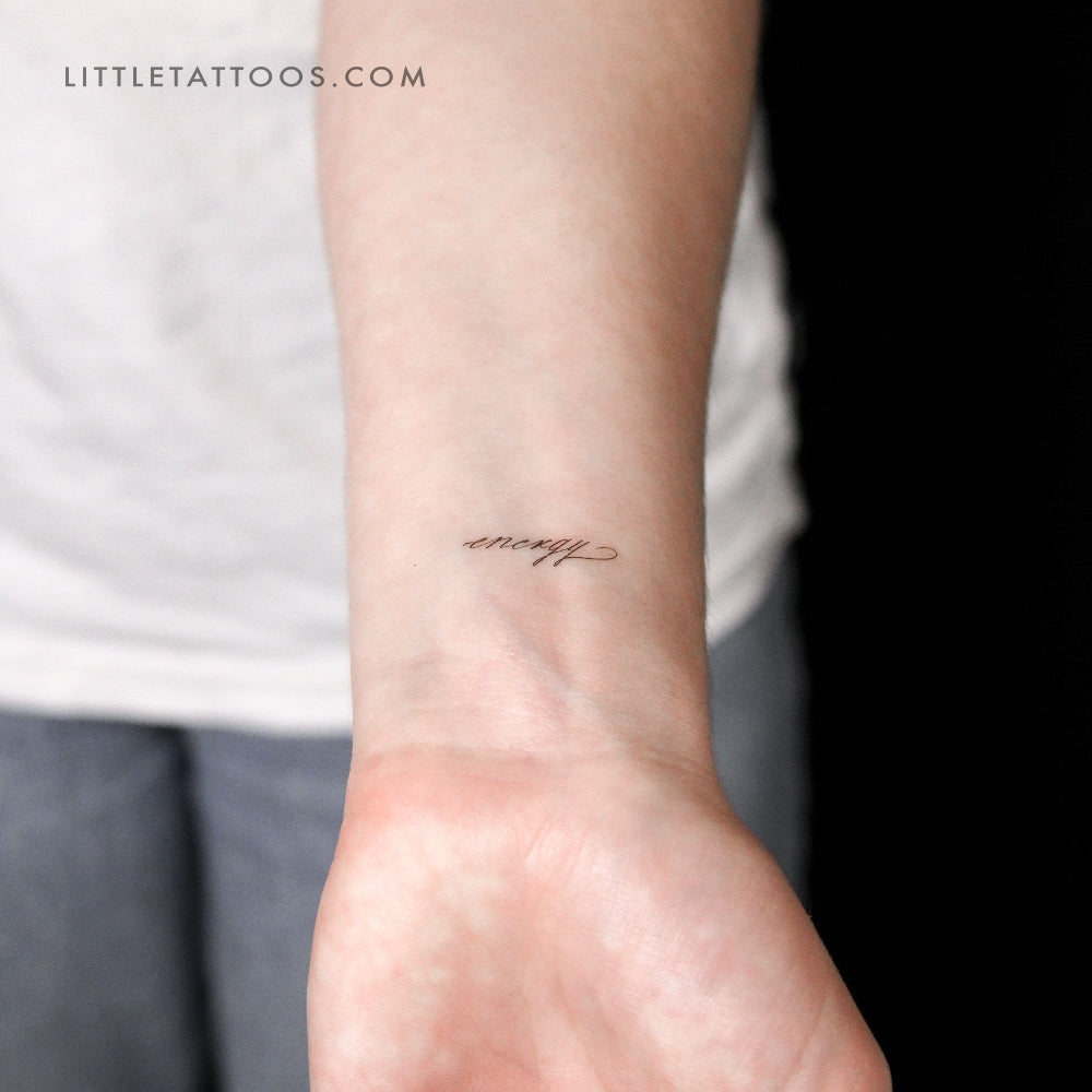Energy Temporary Tattoo By M3.Ink - Set of 3