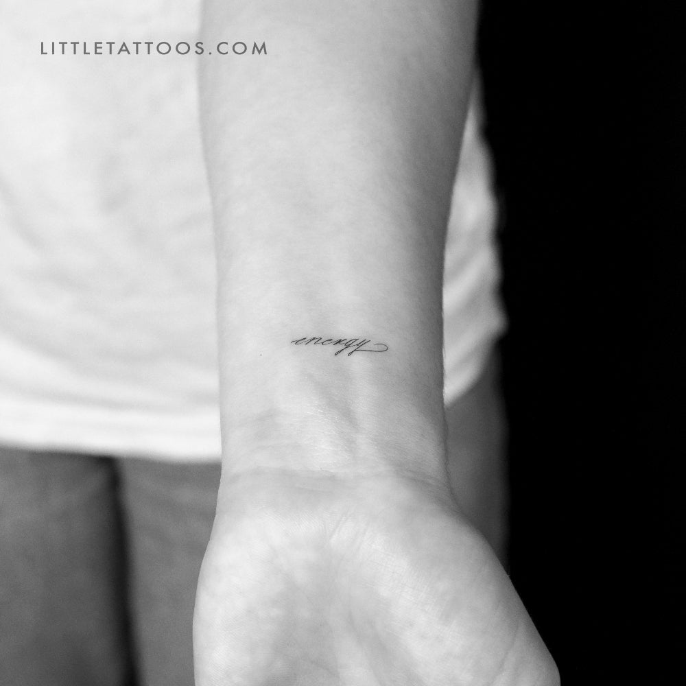 Energy Temporary Tattoo By M3.Ink - Set of 3