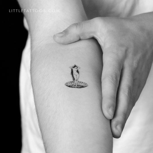 Venus By Bouguereau Temporary Tattoo - Set of 3