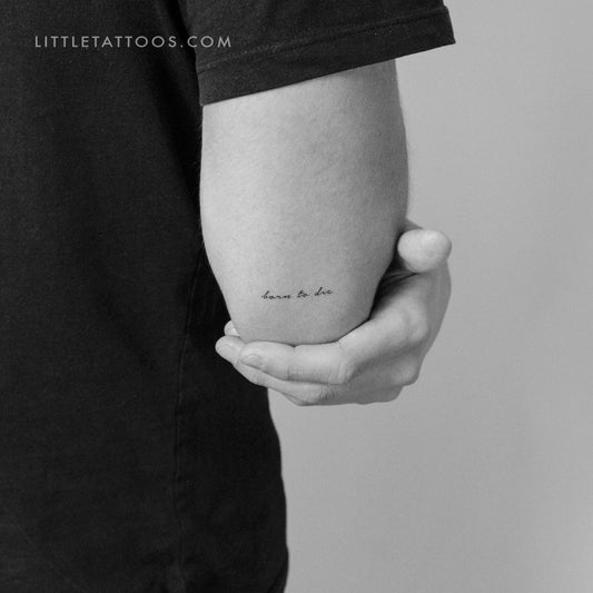 Born To Die Temporary Tattoo - Set of 3