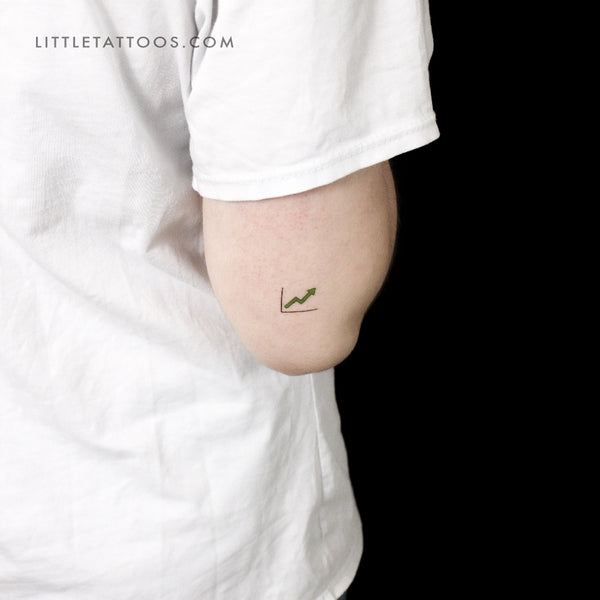 Bullish Stock Temporary Tattoo - Set of 3