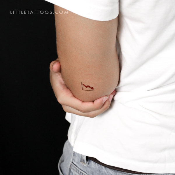 Bearish Market Tattoos Temporary Tattoo - Set of 3