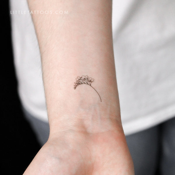 Freesia Temporary Tattoo - Set of 3