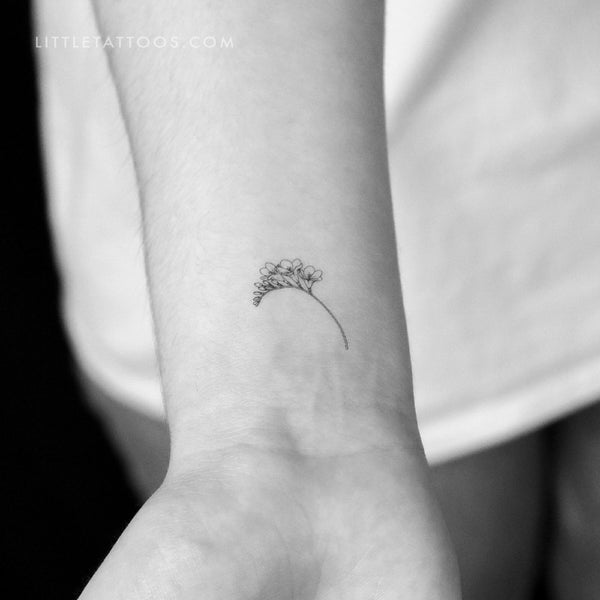 Freesia Temporary Tattoo - Set of 3