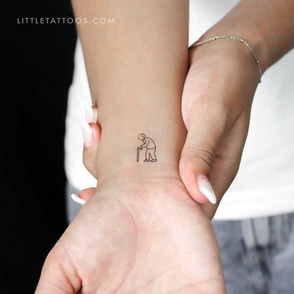 Grandfather Temporary Tattoo - Set of 3