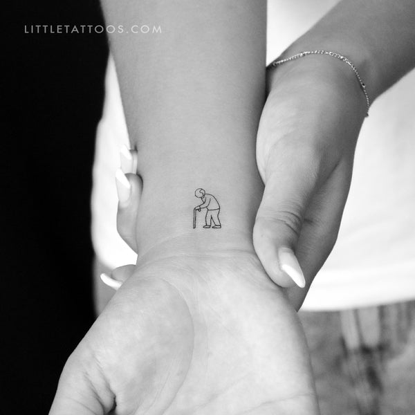 Grandfather Temporary Tattoo - Set of 3
