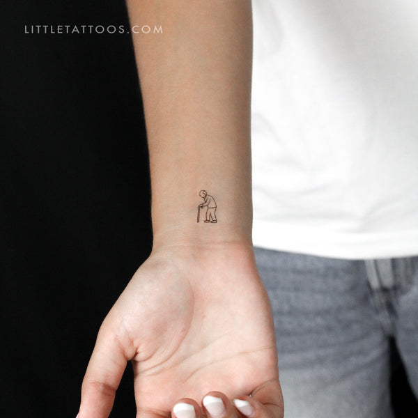 Grandfather Temporary Tattoo - Set of 3