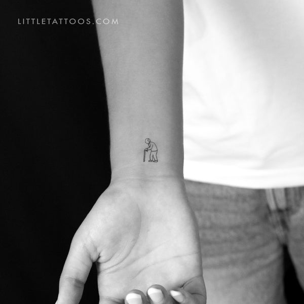 Grandfather Temporary Tattoo - Set of 3