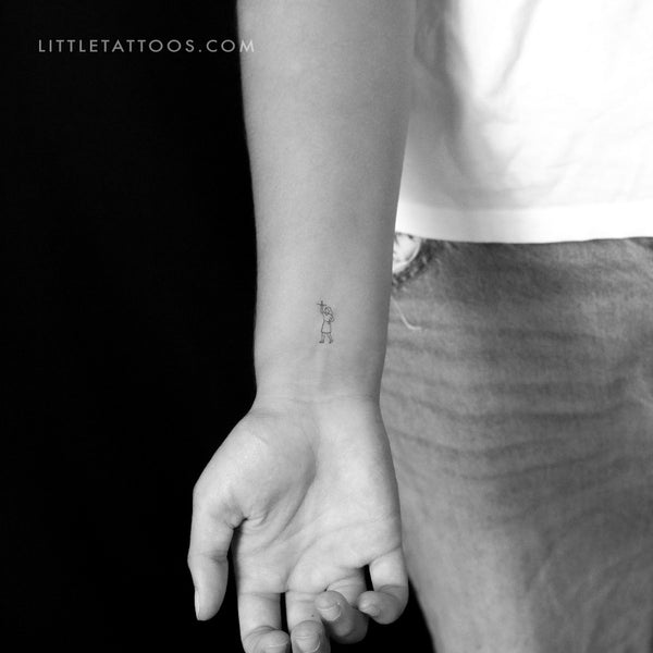 Waitress Temporary Tattoo - Set of 3