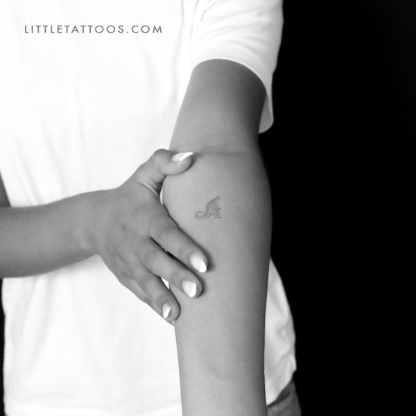 Little Godzilla Temporary Tattoo - Set of 3