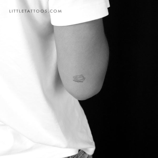 Butter Temporary Tattoo - Set of 3