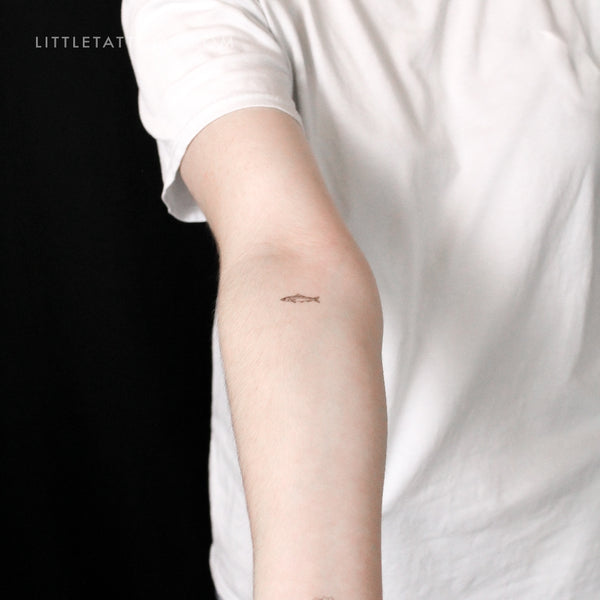 Little Sardine Temporary Tattoo - Set of 3