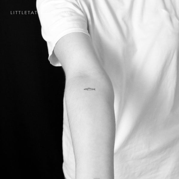 Little Sardine Temporary Tattoo - Set of 3