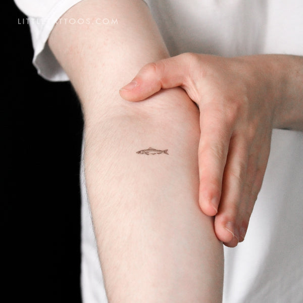 Little Sardine Temporary Tattoo - Set of 3