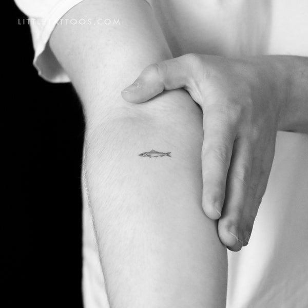 Little Sardine Temporary Tattoo - Set of 3