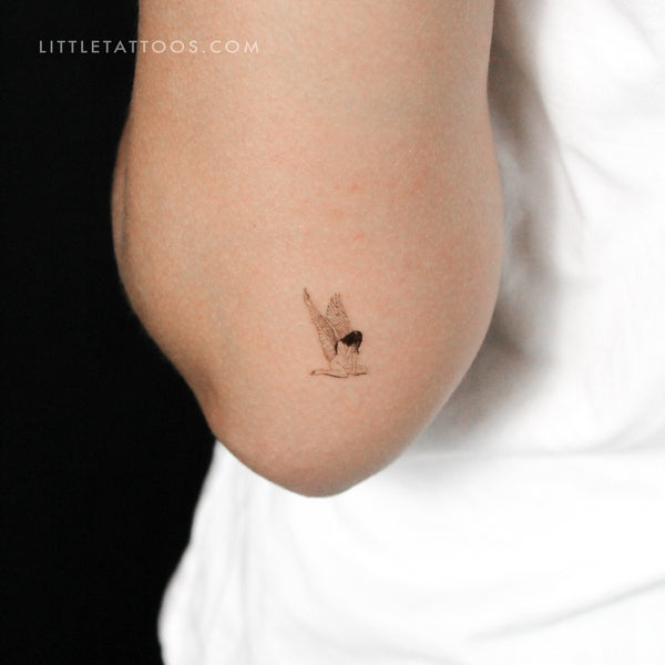 Crying Angel Temporary Tattoo - Set of 3