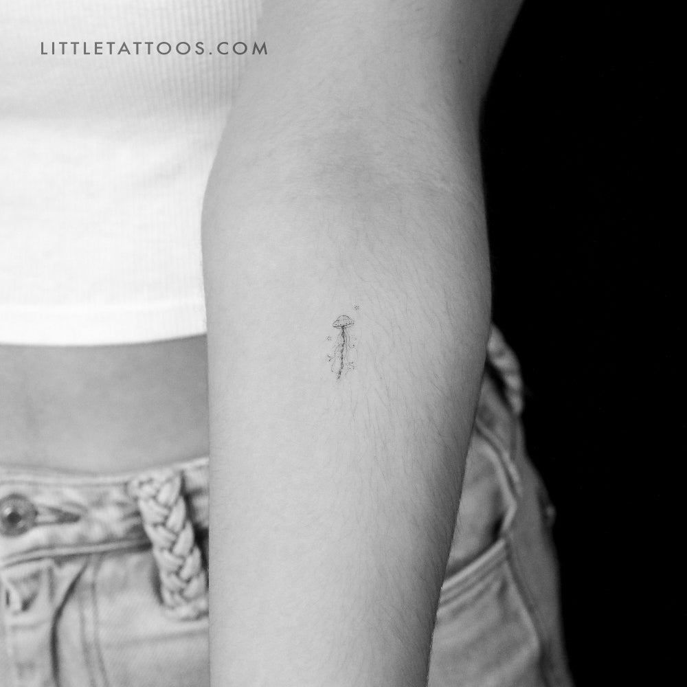 Little Jellyfish Temporary Tattoo By Stefano Mazza - Set of 3