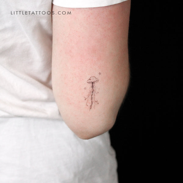 Jellyfish By Stefano Mazza Temporary Tattoo - Set of 3