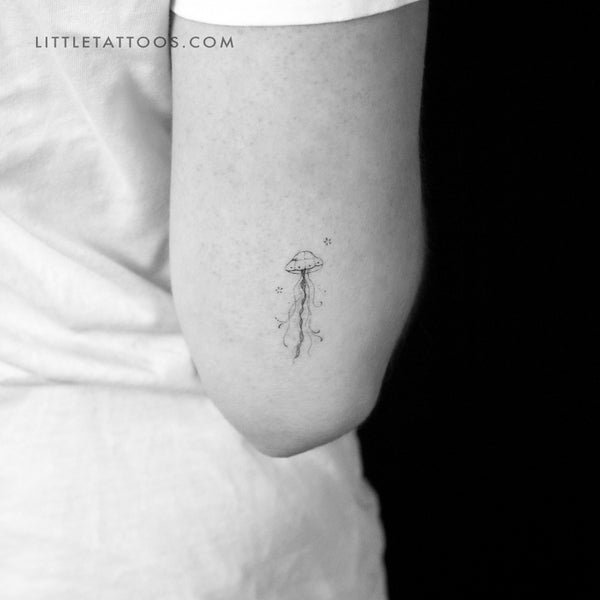 Jellyfish By Stefano Mazza Temporary Tattoo - Set of 3