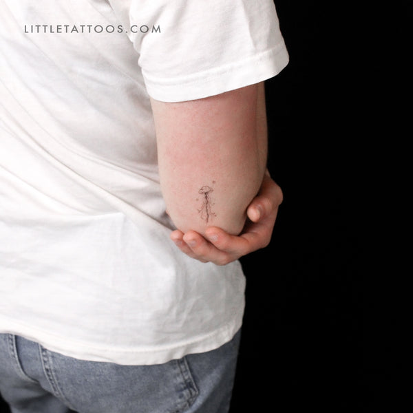 Jellyfish By Stefano Mazza Temporary Tattoo - Set of 3
