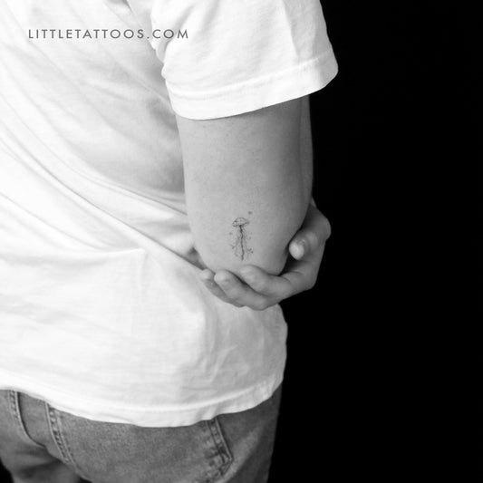 Jellyfish By Stefano Mazza Temporary Tattoo - Set of 3