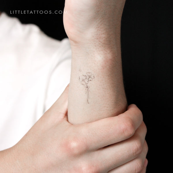 Clovers Temporary Tattoo By Stefano Mazza - Set of 3