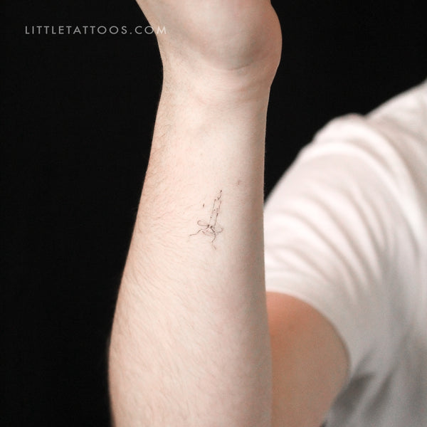 Candle By Stefano Mazza Temporary Tattoo - Set of 3