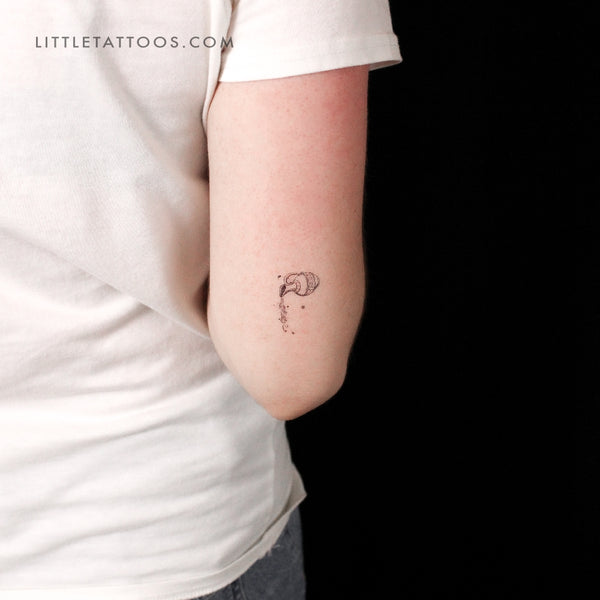 Water Jug Temporary Tattoo By Stefano Mazza - Set of 3