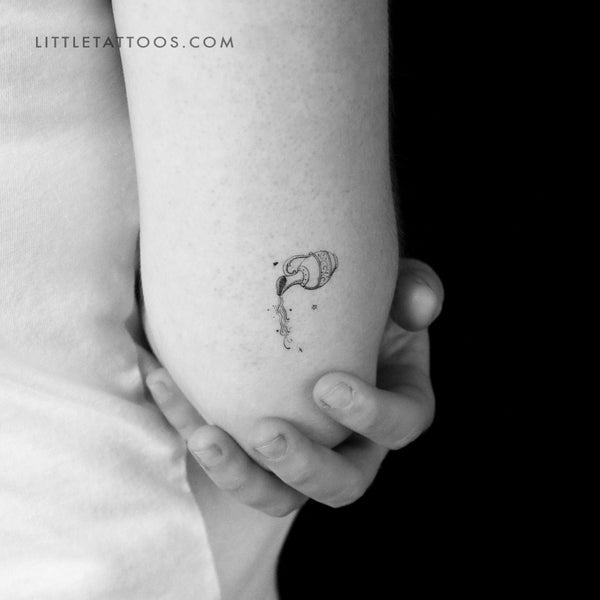 Water Jug Temporary Tattoo By Stefano Mazza - Set of 3